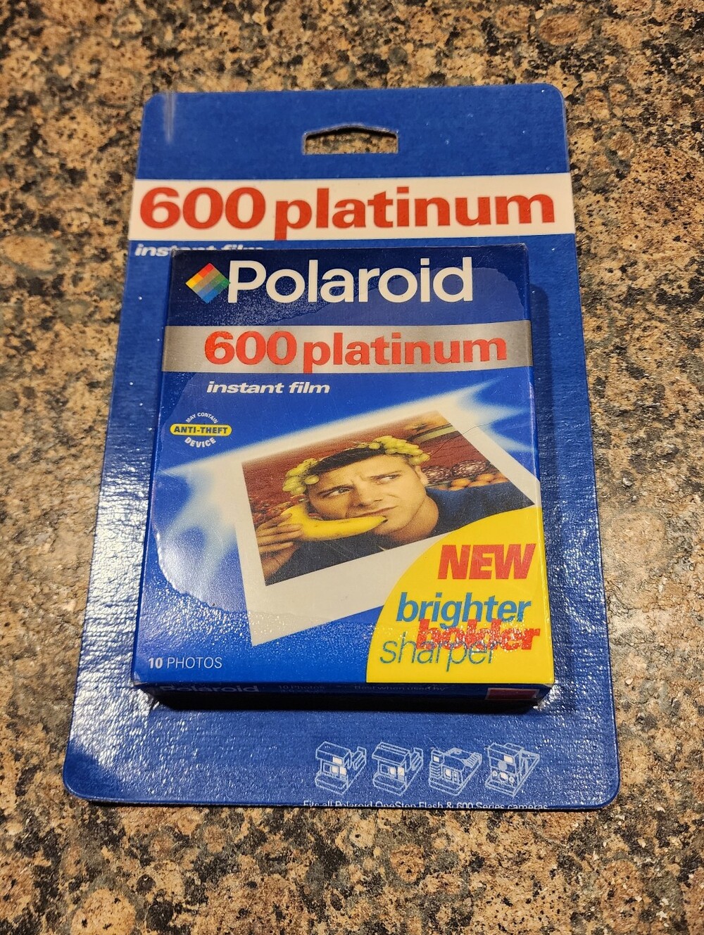 Polaroid 600 Platinum Instant Film - Blue Pack